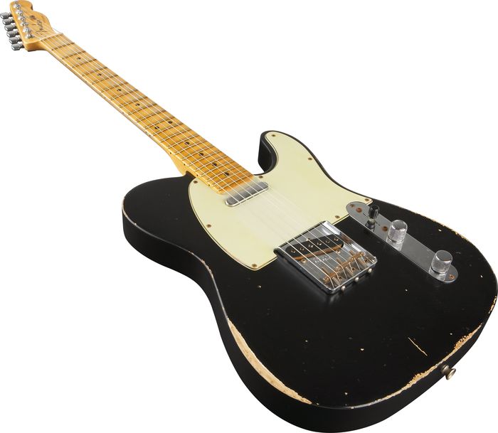 Fender Custom Shop Classic Relic S-1 Telecaster Electric Guitar Black