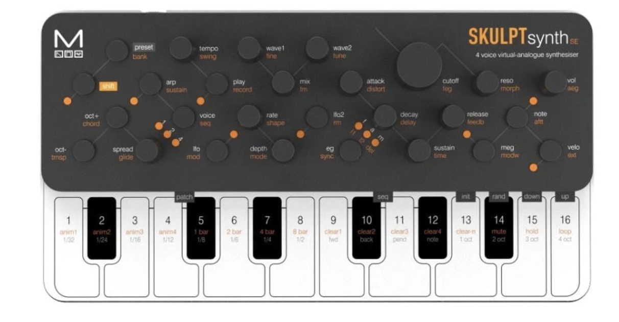 Modal Electronics SKULPT SE 4 Voice Virtual Analog Synthesizer