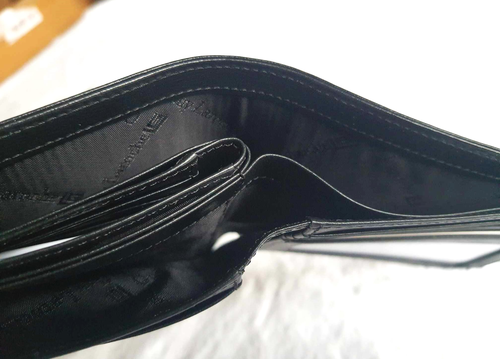 กระเป่าสตางค์ Guy Laroche ดำ ธนบัตร 3 ช่อง ใหม่ แท้