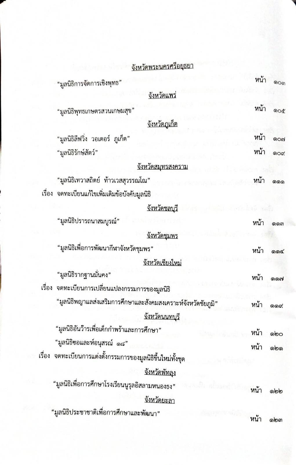 กฎหมายออกใหม่ 26/65 ประกาศสภาผู้แทนราษฎร ตั้งคณะกรรมาธิการฯ ประกาศศาลฯ ประกาศศาลเยาวชนและครอบครัวจังหวัด..