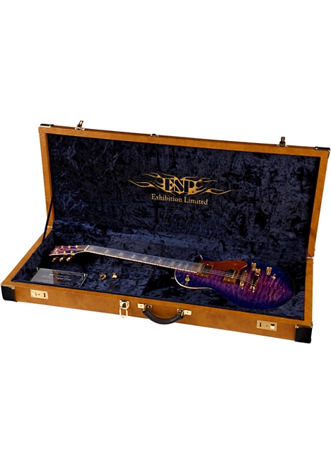 ESP Custom Eclipse Solid Body Electric Guitar - Orchid Purple Sunburst