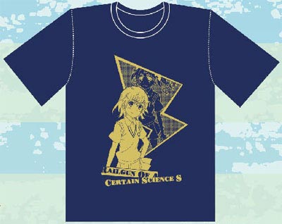 เสื้อยืด To aru Kagaku no Railgun สีกรม (L,แท้)