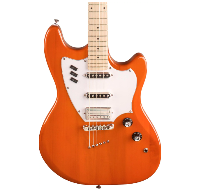 Guild Surfliner Solidbody Electric Guitar (White Sage,Sunset Orange,Catalina Blue)