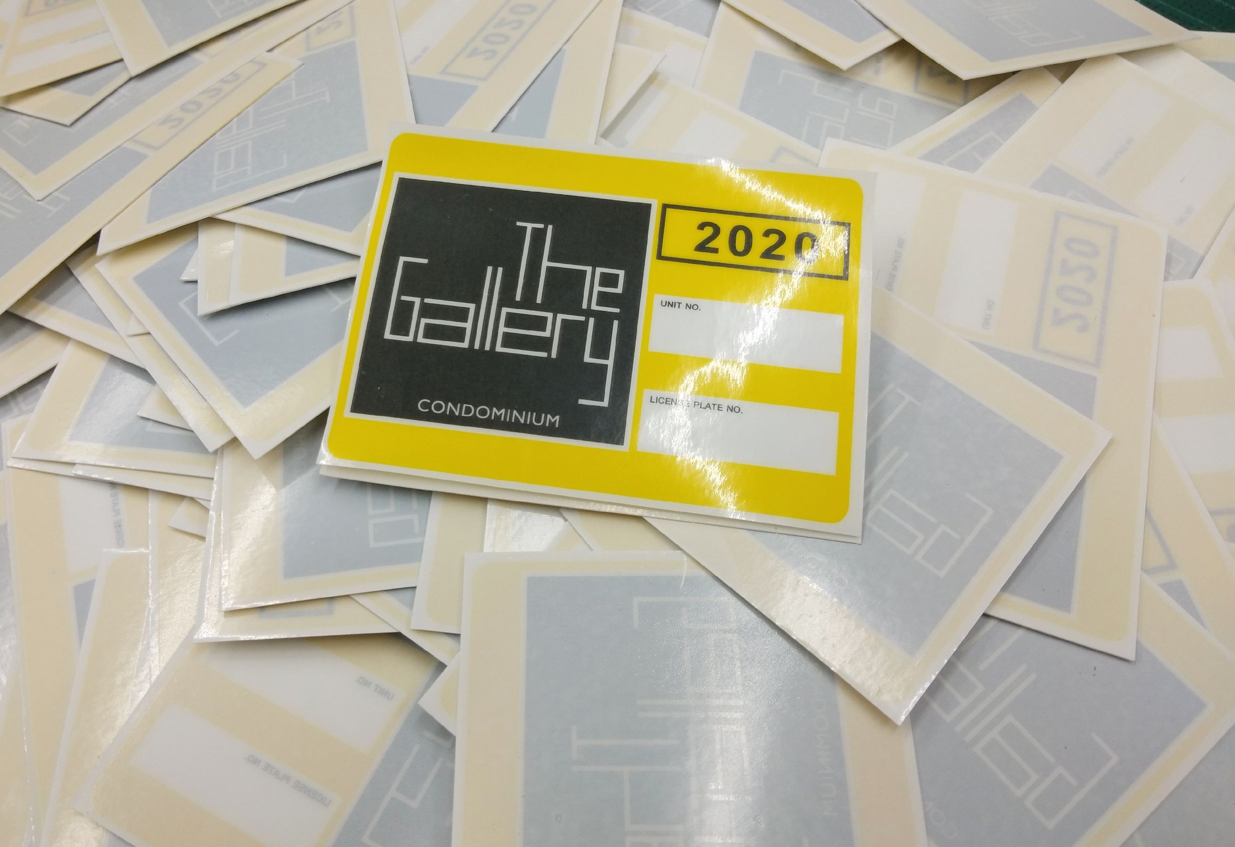 สติ๊กเกอร์เข้าออกหมู่บ้าน