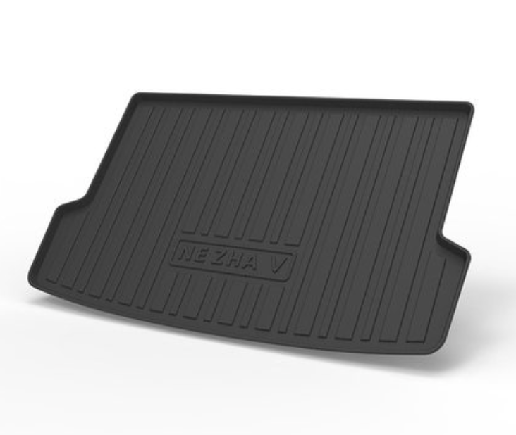 ถาดท้ายรถ ตรงรุ่นสำหรับรถยนต์ไฟฟ้า NETA V , NETA V pro แถมเคลือบยางดำกันน้ำ ถาดท้ายรถยนต์ ถาดท้ายรถ ถาดสำภาระท้ายรถ