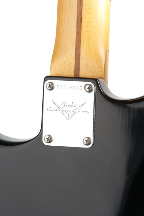 Fender Custom Shop 2011 Closet Classic Pine Stratocaster Pro Electric Guitar BlackMaple