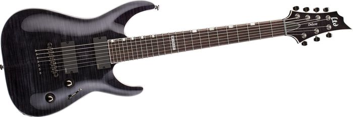 ESP LTD H-1007 7-String Electric Guitar See-Thru Black