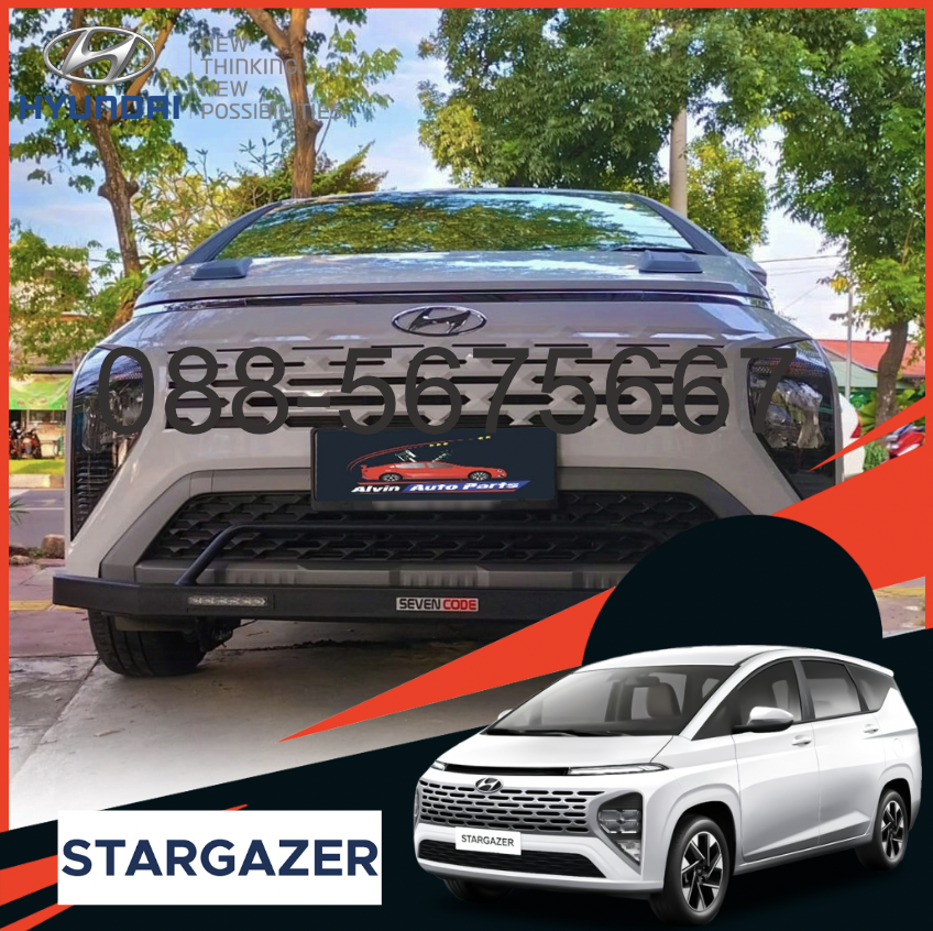 HYUNDAI STARGAZER ป้องกันความปลอดภัยกันชนหน้า STARGAZER