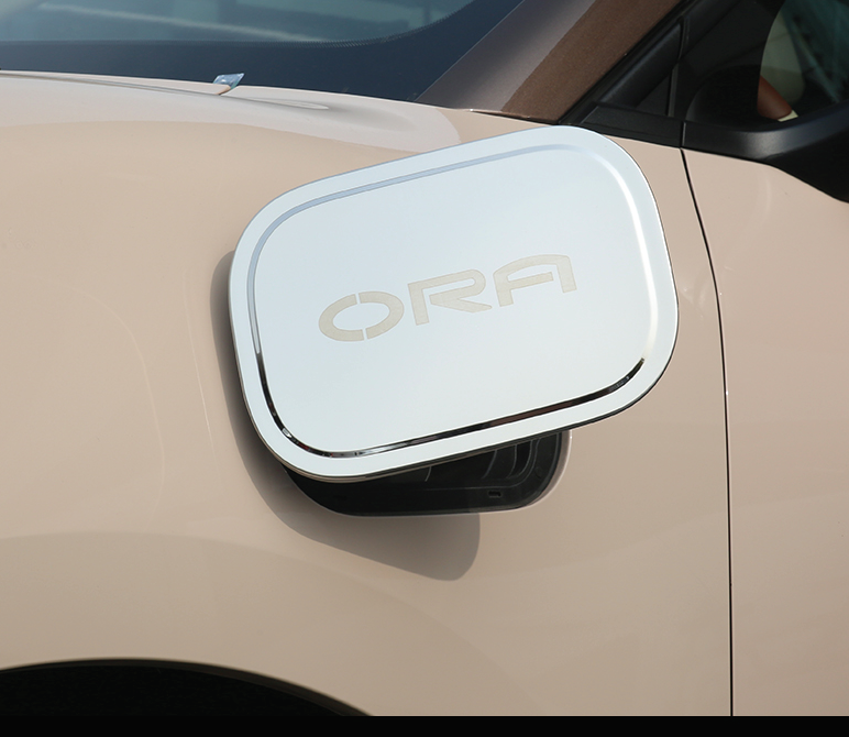 แต่งฝาเปิดถังชาร์จไฟฟ้า ช่องชาร์จไฟฟ้า รถยนต์ไฟฟ้า ORA Good Cat