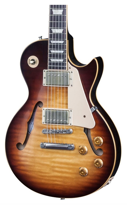 Gibson ES Les Paul Standard with MHS Humbuckers VOS Semi-Hollowbody Electric Guitar - Tobacco Burst