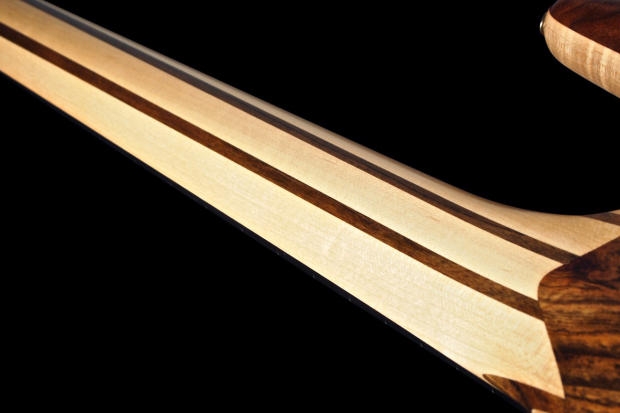 Ken Smith 2016 5TNV 5-String Bass Figured Walnut w/ 18v Preamp - Oil