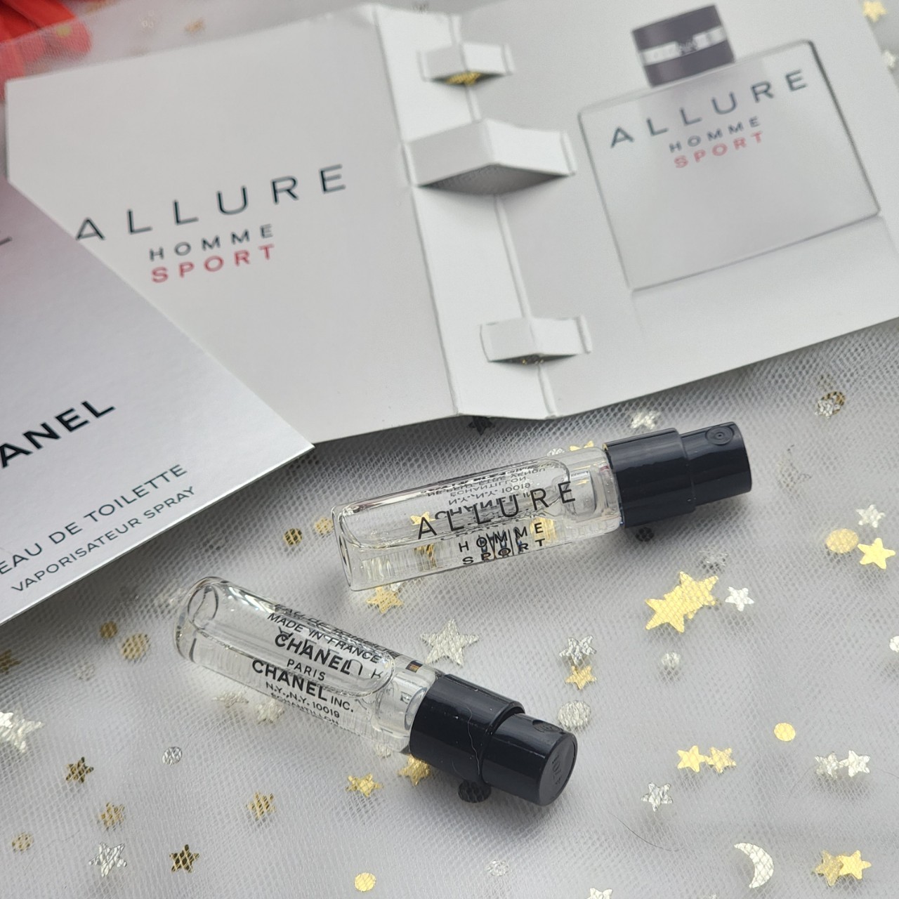 น้ำหอมไวออลแบบหลอด Chanel Allure Homme Sport EDT 1.5ml ขนาดทดลอง น้ำหอมไวออลVIAL