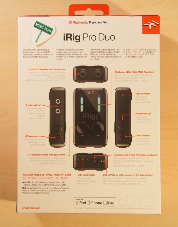 IK Multimedia iRig PRO DUO