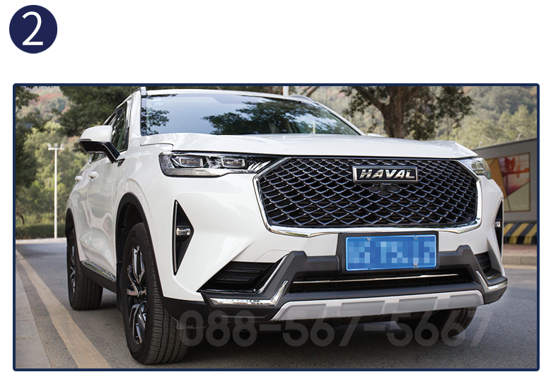 กันชนหน้าหลัง Haval H6 SUV จำนวน 2 ชิ้น