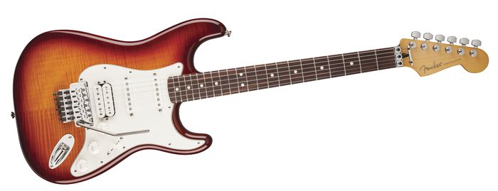 Fender Standard Stratocaster HSS Plus Top with Locking Tremolo, Rosewood Fingerboard