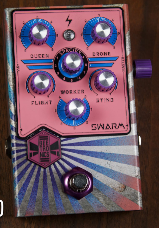 Beetronics Swarm Analog Fuzz Harmonizer Custom Shop "Super Nova"
