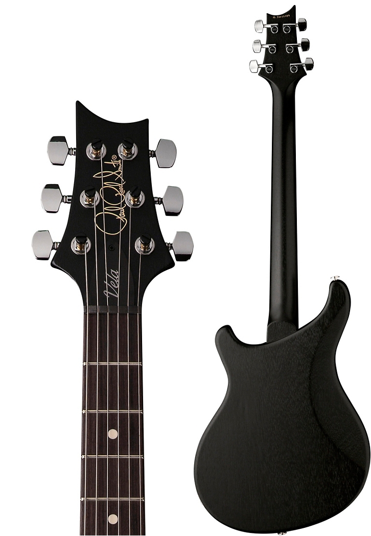 PRS S2 Vela Semi-Hollow Satin Electric Guitar Charcoal Satin