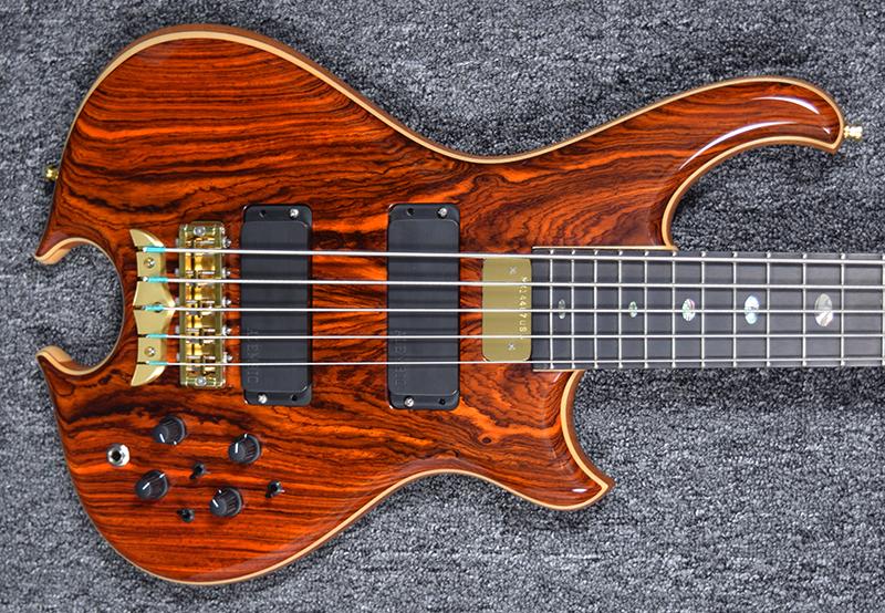 Alembic Mark King 5 Deluxe, Cocobolo Top And Back