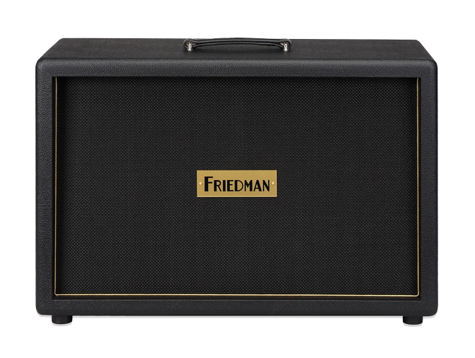 Friedman 2x12Ported Closed Back Guitar Cabinet with Celestion Vintage 30s Black