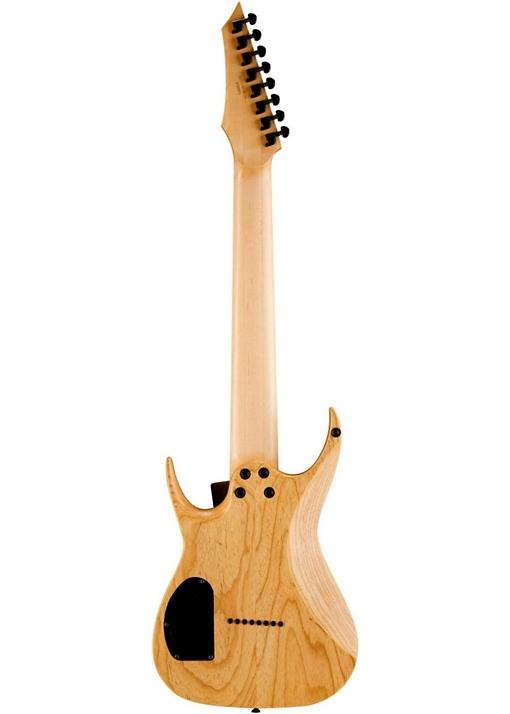 Dean USA Rusty Cooley RC8 Flame Top 8 String Electric Guitar Satin Natural