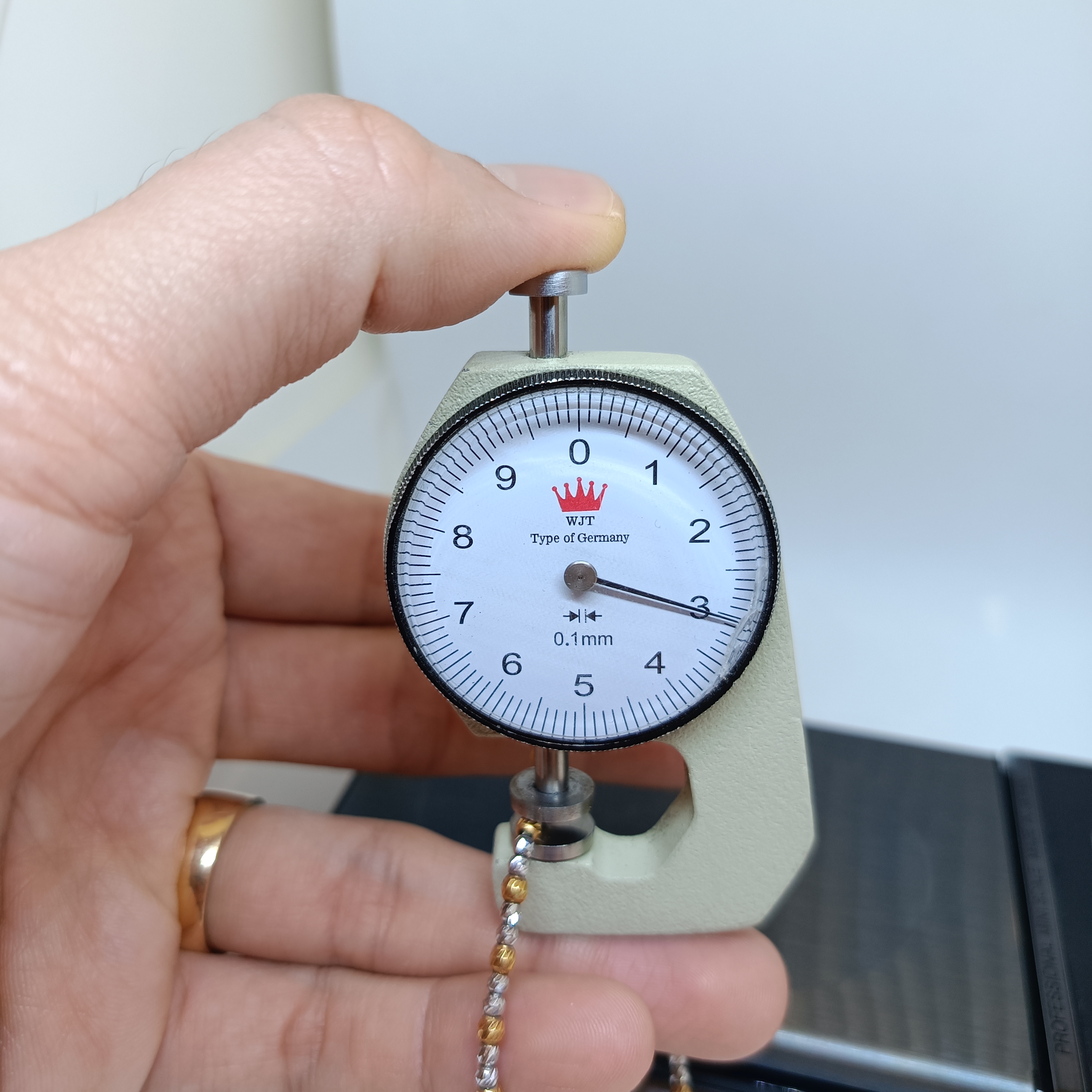 สร้อยทองอิตาลี่ ลายลูกบอลแฟนซี3กษัตริย์ ทอง18K คุมโทนเรียบหรู