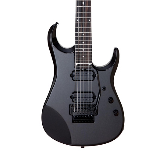 Ernie Ball Music Man JP16 7-String Ebony Fingerboard Electric Guitar - Black Lava