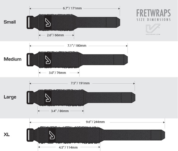 Gruv Gear FretWraps String Muters (3-Pack)
