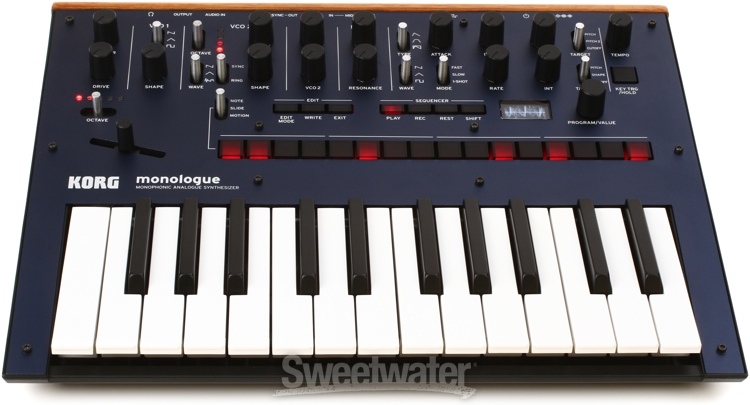 Korg Monologue Monophonic Analog Synthesizer with Presets