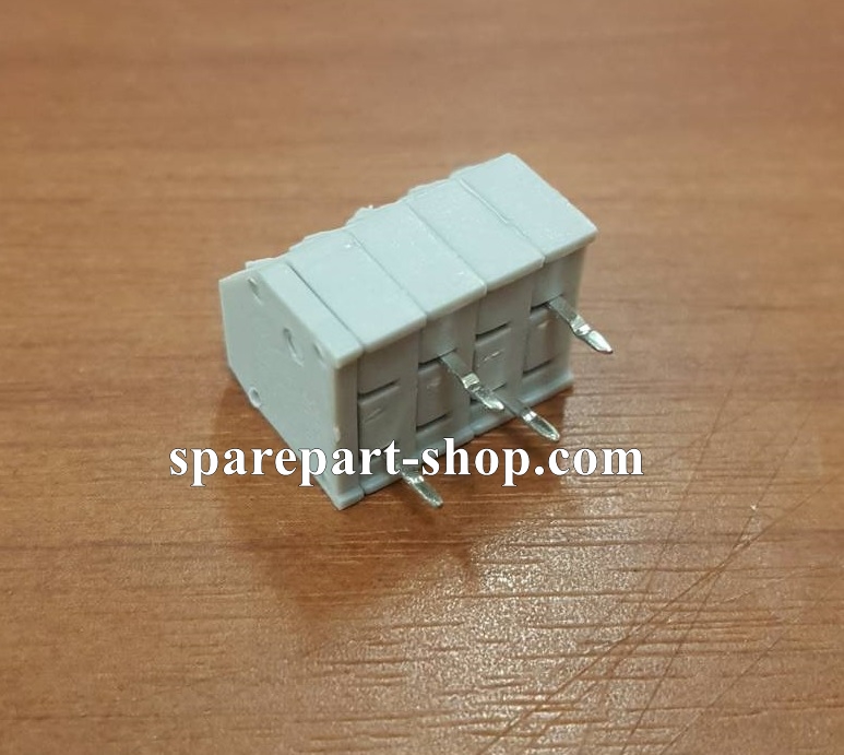 Terminal Block 4 Poles, PCB Spring,Pitch 3.5mm