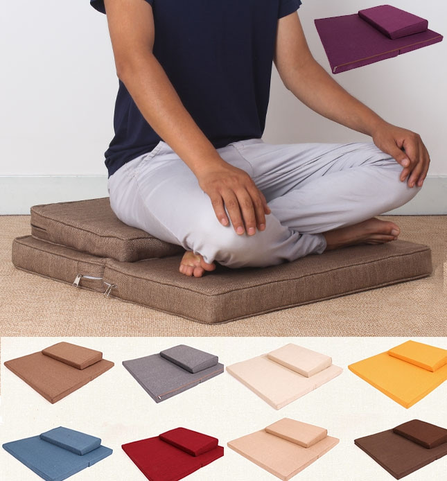 meditation cushion set เบาะรองนั่งครบเซ็ท สำหรับนั่งสมาธิ โยคะ สินค้าเฉพาะ แบรนด์ Viteebuddha