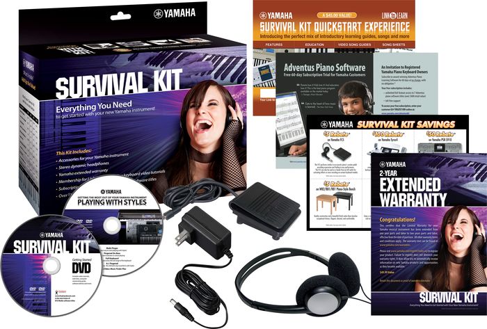 Yamaha Survival Kit D2 for YPG235, NPV60, NPV30, and PSRE433