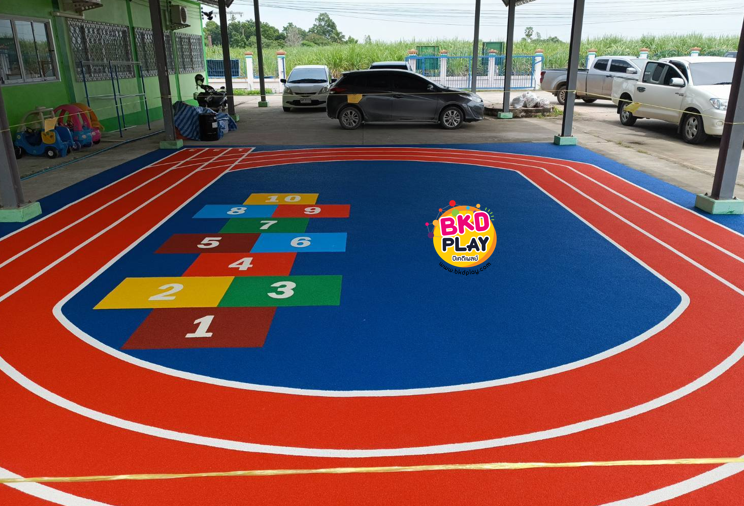 เม็ดยาง epdm แบบเท พื้นยางสังเคราะห์ สนามเด็กเล่น,สนามกีฬา พร้อมส่ง ราคาโรงงาน