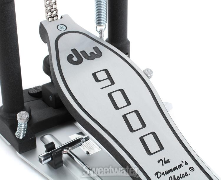 DW 9000 Series Single Bass Drum Pedal with eXtended Footboard