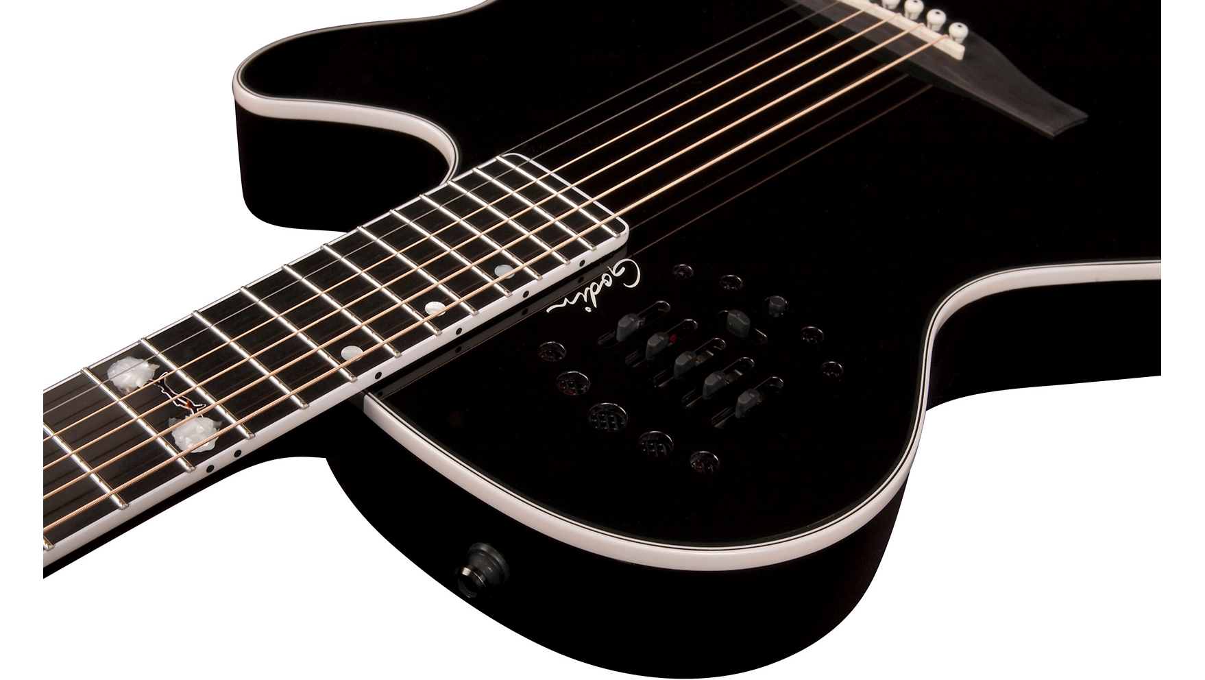 Godin Multiac Steel Doyle Dykes Signature Edition HG Acoustic-Electric Guitar - Black