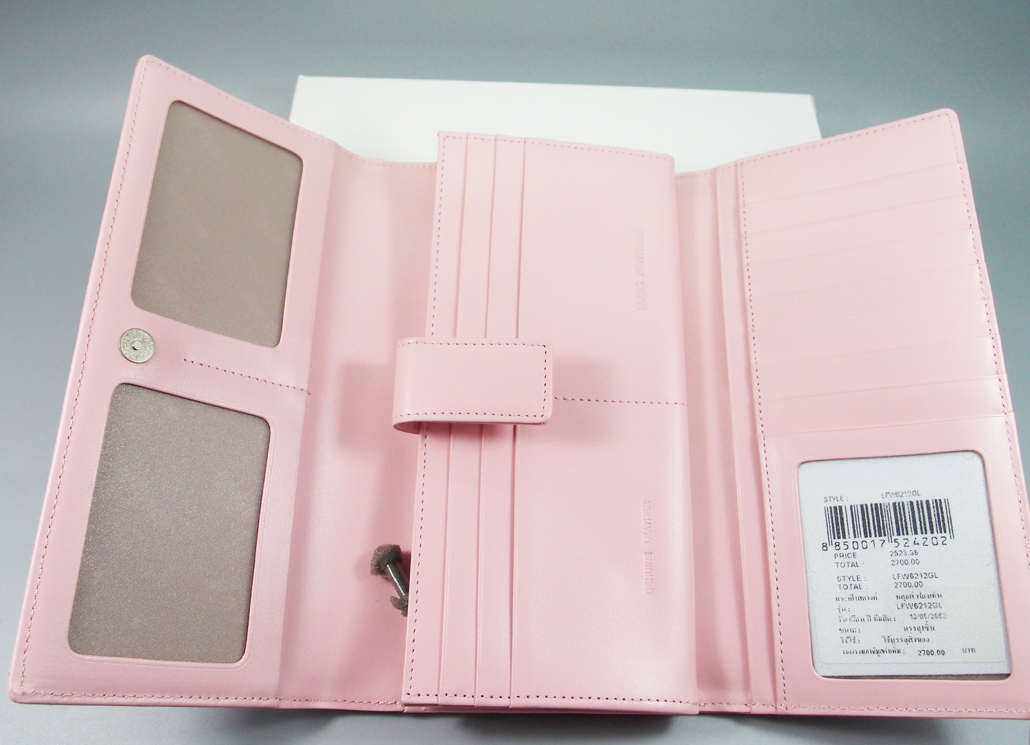 กระเป๋าสตางค์ LOUIS FONTAINE ชมพู ใหม่ แท้