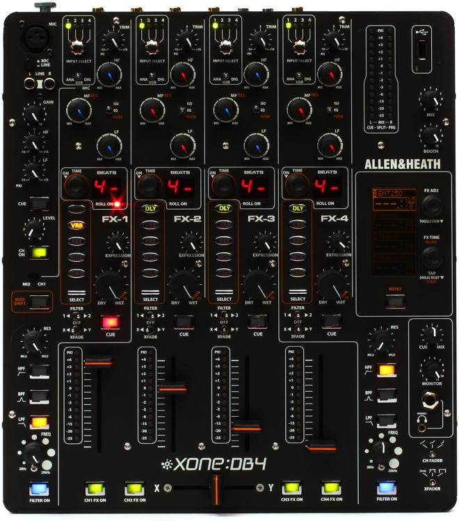 Allen & Heath XONE:DB4 4-Channel Digital DJ Mixer with Effects
