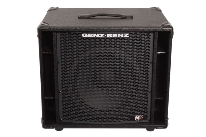 Genz Benz NEOX2-112T 300W 1x12 Neodymium Bass Speaker Cabinet w/ Tweeter Black