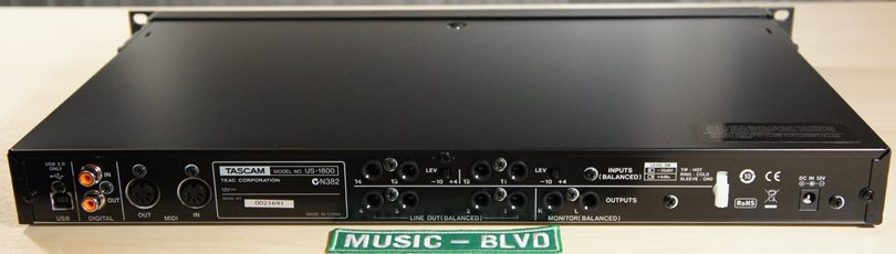 TASCAM US-1800 USB 2.0 Audio/Midi Interface