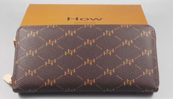 กระเป๋าสตางค์ HOW น้ำตาล ใหม่ แท้