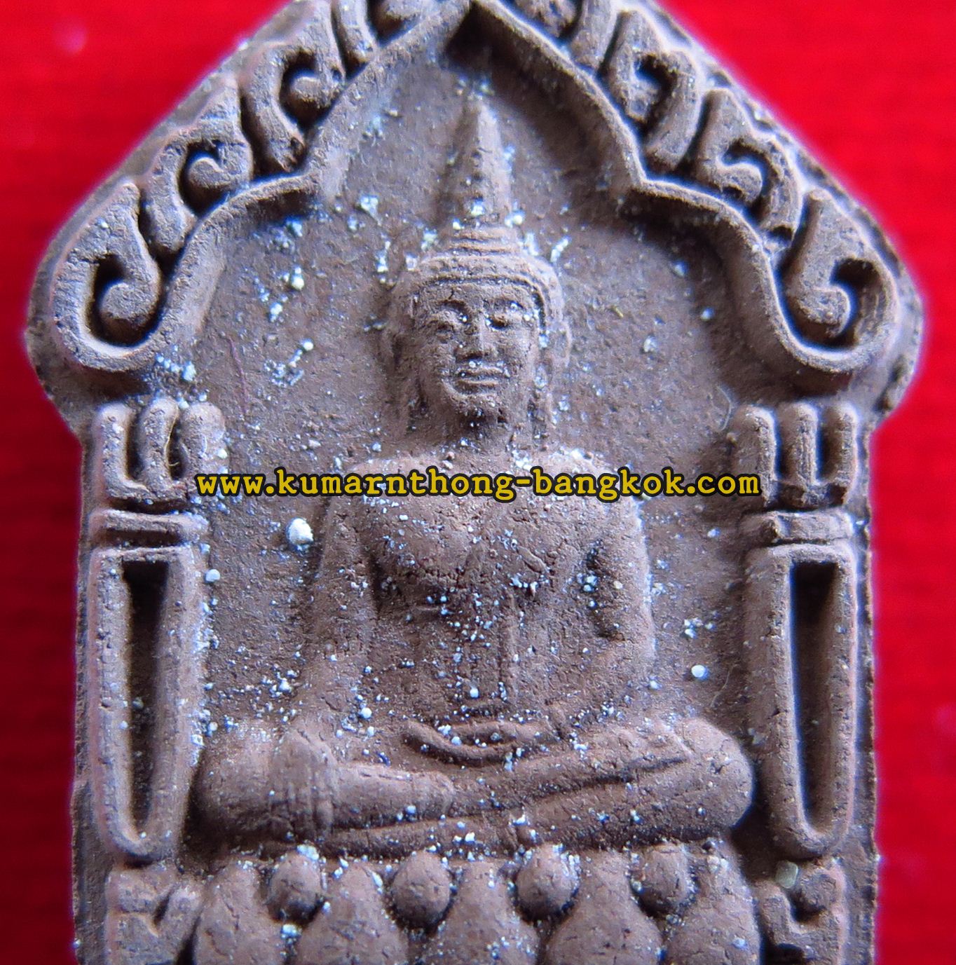 พระผง (ขุนแผน) หลวงปู่ทิม วัดพระขาว จ.อยุธยา เนื้อผงพุทธคุณ ขนาดห้อยคอ สูง 1นิ้ว รุ่นทรัพย์เศรษฐี ปี2540