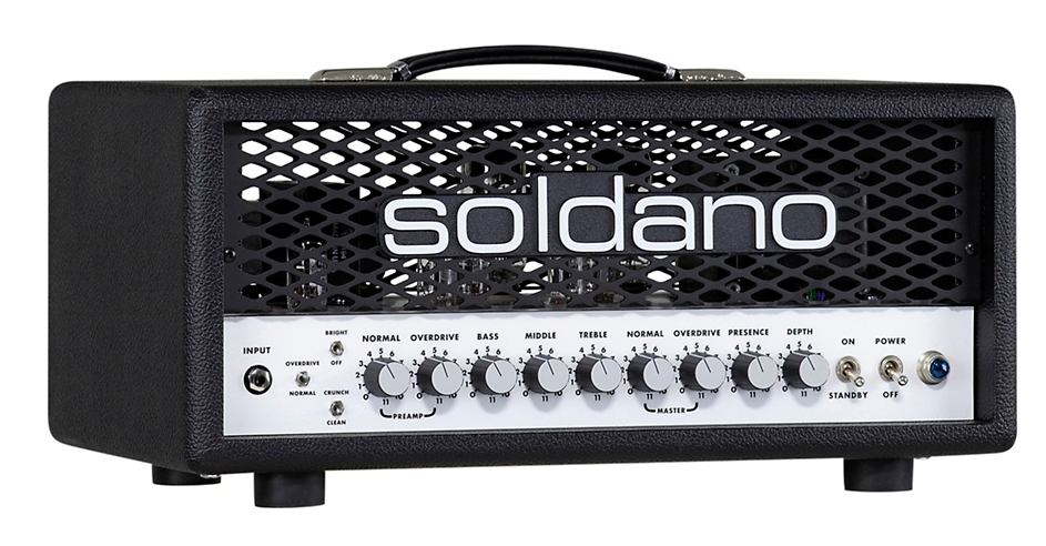 Soldano 30-Watt Tube Head Metal Grille Black