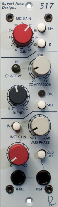 Rupert Neve Designs Portico 517: 500 Series Mic Pre / DI / Comp