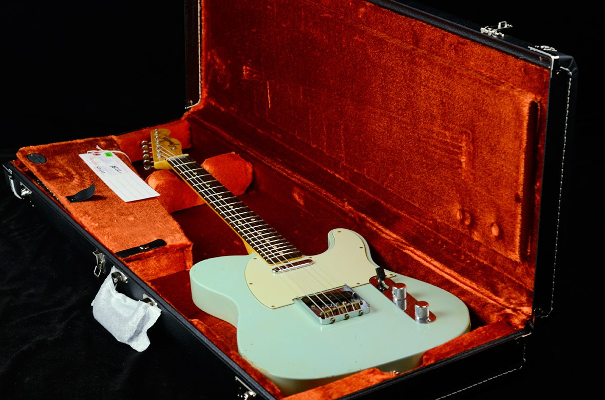 Fender Custom Shop 63 Tele - Faded Sonic Blue - Relic - R71497
