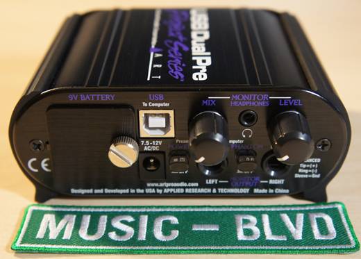 ART USB DUAL PRE 2CH PREAMP W/USB