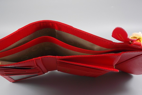 กระเป๋าสตางค์ MORGAN แดง ใหม่ แท้