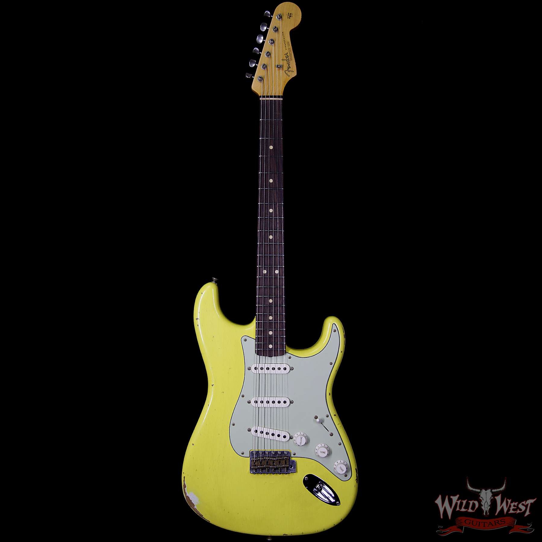 Fender Custom Shop 1963 Stratocaster Relic Rosewood Fretboard - Graffiti Yellow