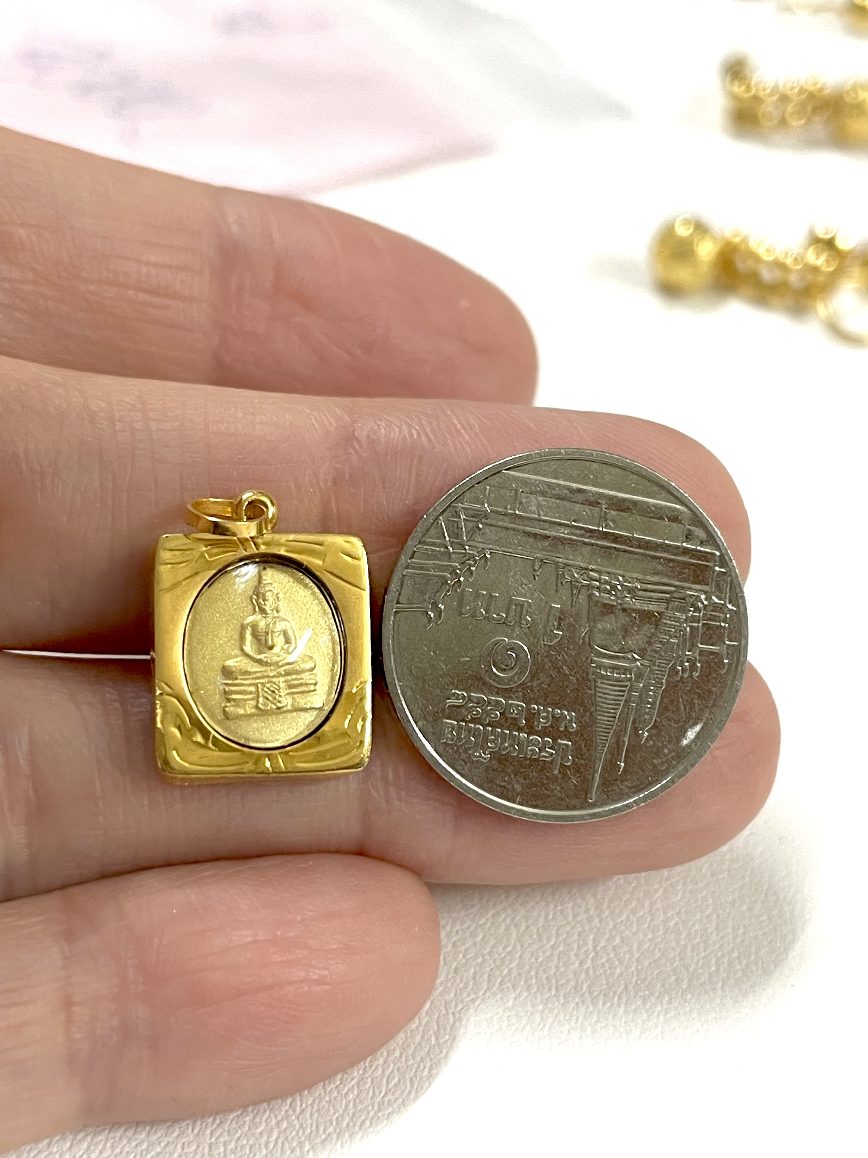 จี้พระหลวงพ่อโสธร กรอบทองแท้