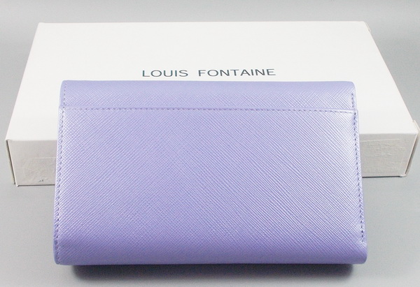 กระเป๋าสตางค์ LOUIS FONTAINE ม่วงเมทาลิก ใหม่ แท้