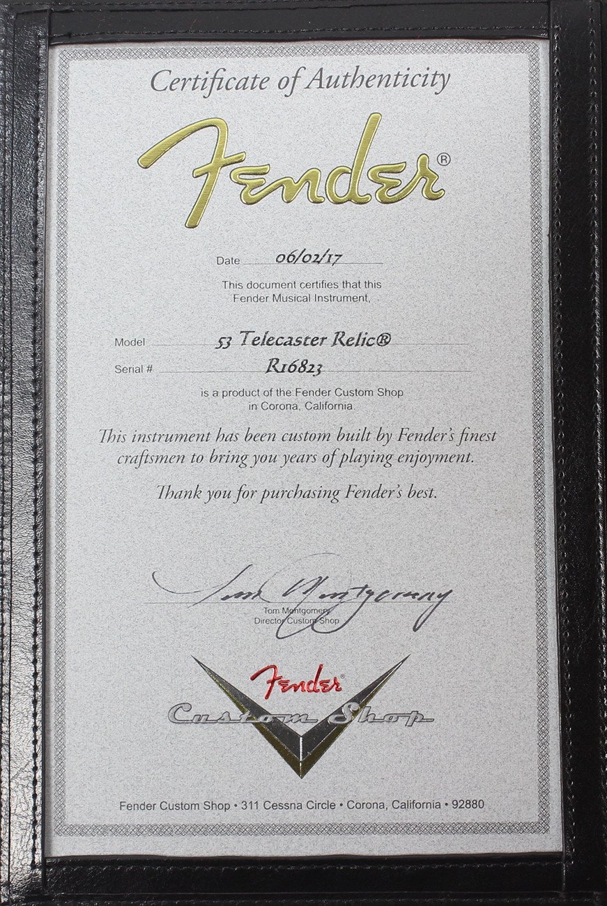 Fender Custom Shop 1953 Heavy Relic Telecaster - Aged Copper Metallic