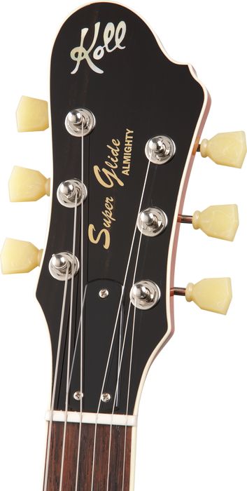 Koll Guitars Super Glide Almighty Electric Guitar Round-Up Orange